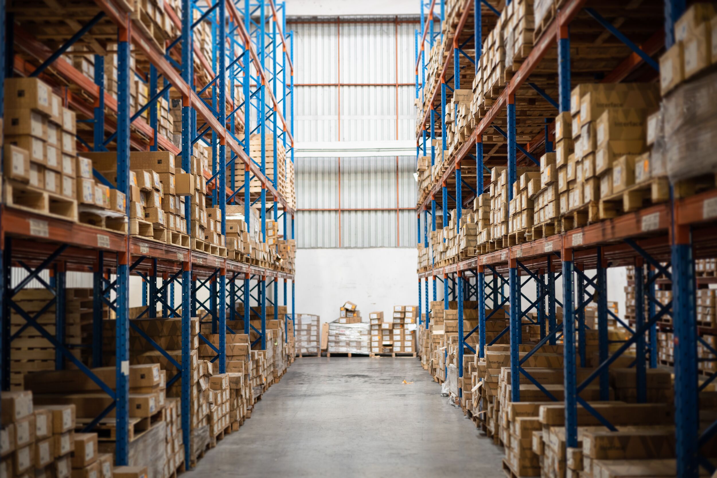 A large distribution warehouse.