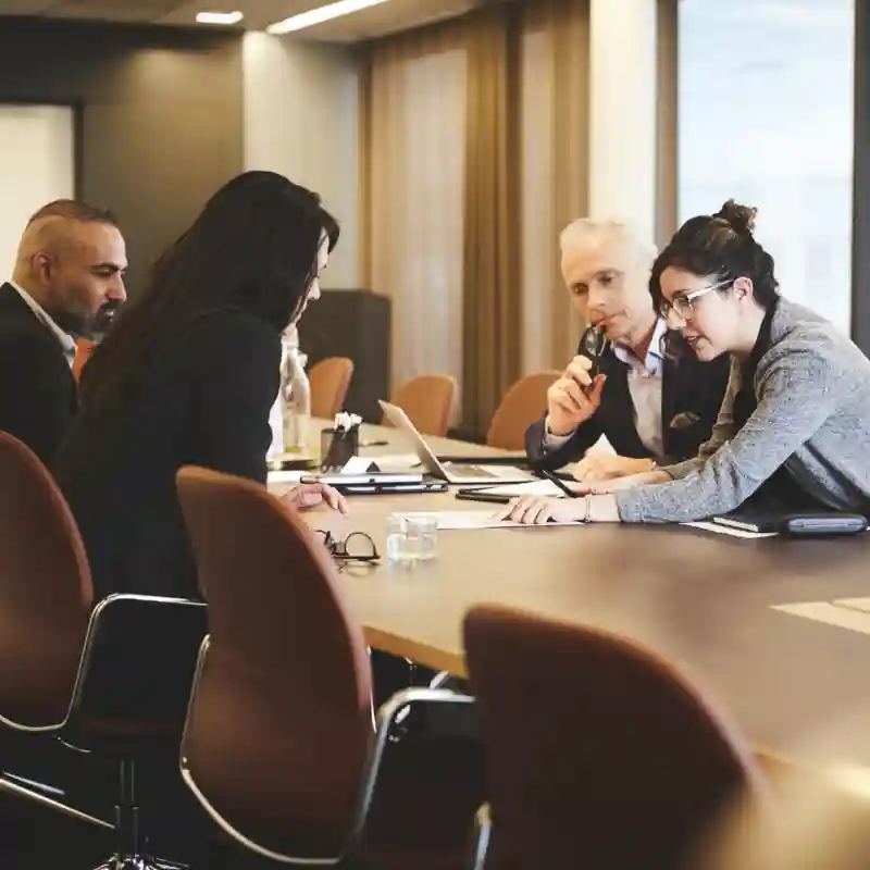Boardroom meeting.
